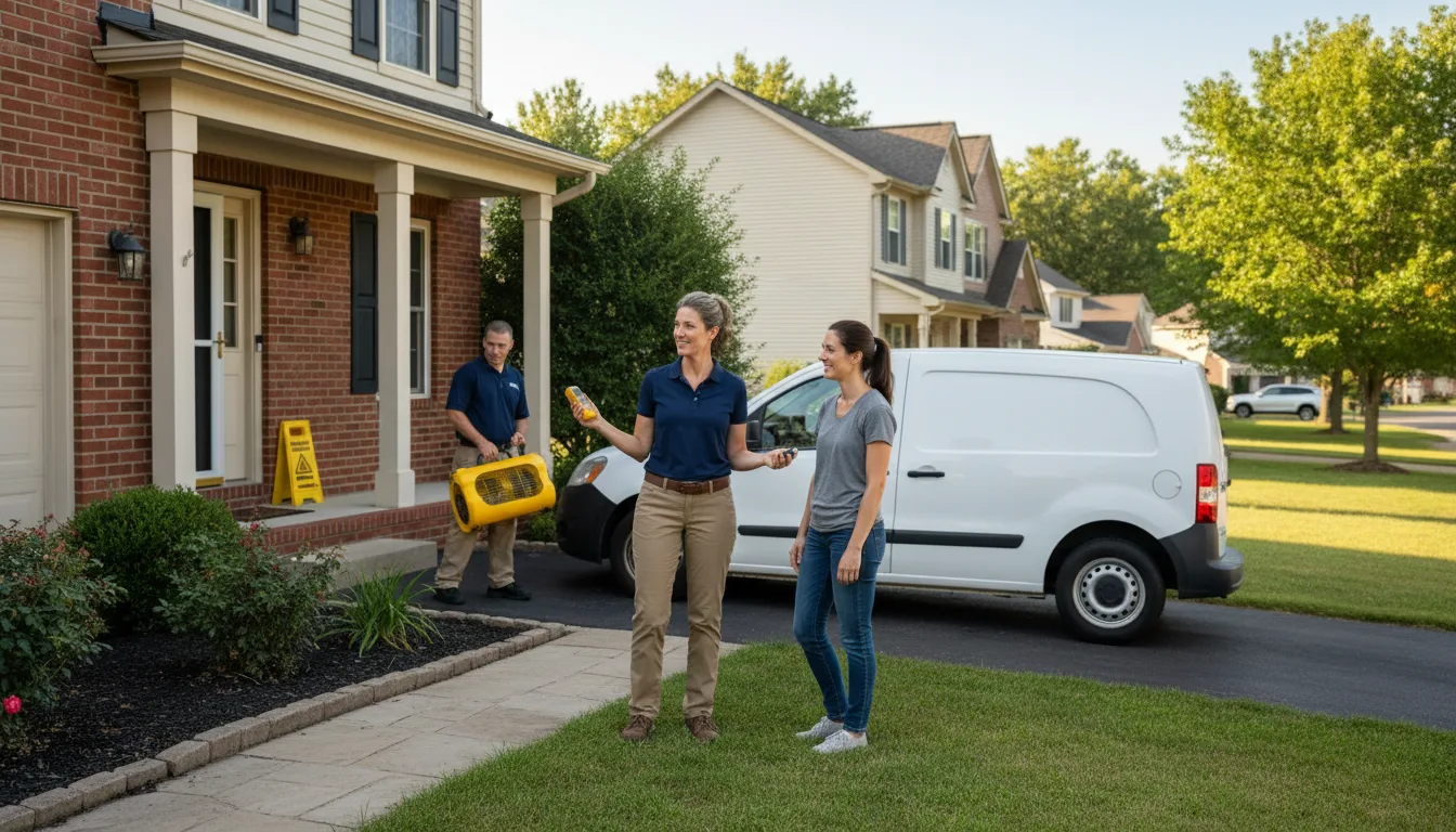 Water restoration image for Flood Water Cleanup, Removal And Restoration Services in Cunningham, TX